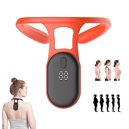 2023 New Smart Back Support, Smart Corrector for Hunchback, Correcting Hunchback, Posture Correcting, Back Posture Monitoring Improving the Hunchback Posture Corrector Vibrating (A-Black)