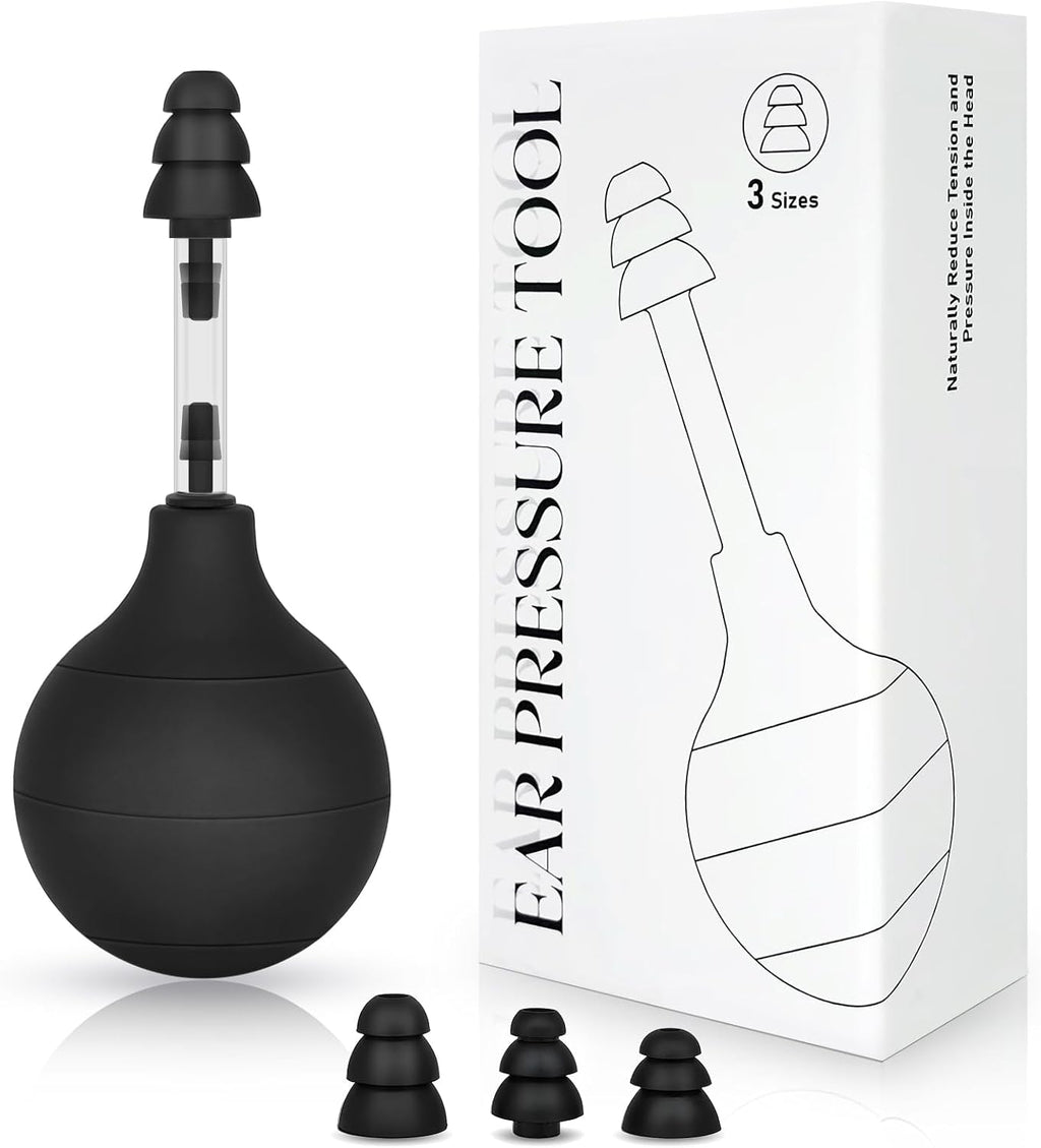Natural Ear Pressure Relief Device — Instant, Lasting Relief for Ear Pain, Migraine and Headaches via Targeted Inner Stimulation
