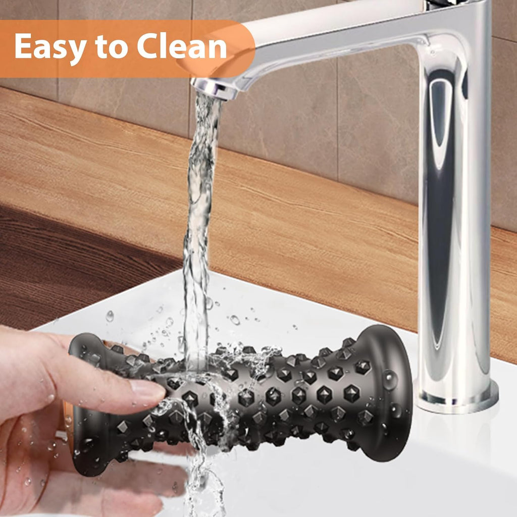 BESKAR Foot Massager for Plantar Fasciitis Relief, Deep Tissue Muscle Massager Roller, Foot Arch Pain, Heel Spur, Stress Relief, Neuropathy, Reflexology Tool (Black)