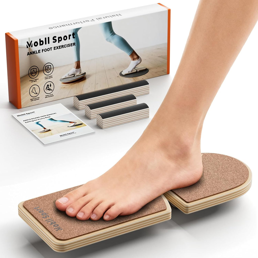 Ankle Balance Board – Single-Leg Stability Trainer for Foot Strength, Posture Correction, Sprain Recovery & Plantar Fasciitis Relief, Home Gym & Ankle Mobility Board