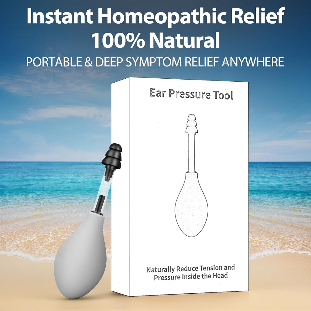 Natural Ear Pressure Relief Device — Instant, Lasting Relief for Ear Pain, Migraine and Headaches via Targeted Inner Stimulation