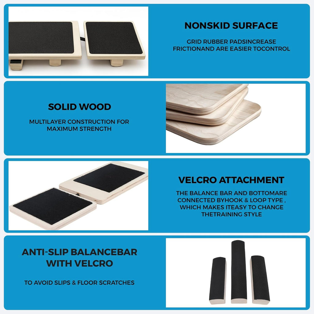 Ankle Balance Board – Single-Leg Stability Trainer for Foot Strength, Posture Correction, Sprain Recovery & Plantar Fasciitis Relief, Home Gym & Ankle Mobility Board